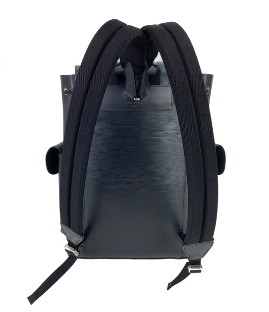 louis vuitton backpack christopher pm price LOUIS VUITTON Christopher PM Black Epi