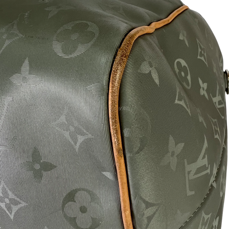 Louis Vuitton Keepall Bandouliere - Titanium Gray Canvas Handbag – Luxury  Parc