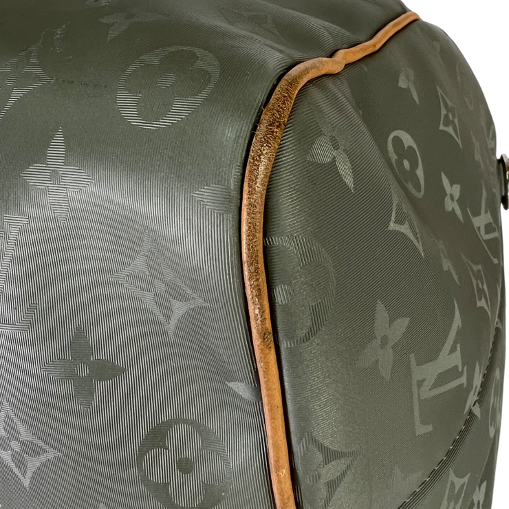 Louis Vuitton Keepall Bandouliere Monogram Titanium 50 Grey in Canvas with  Titanium-tone - US