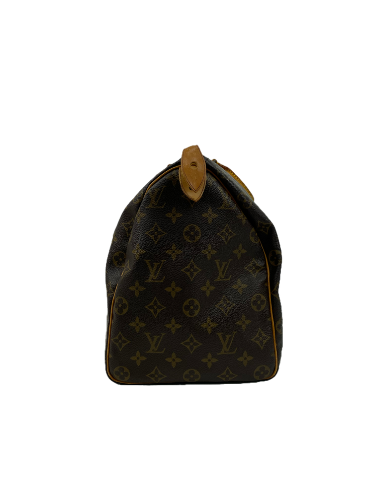 Louis Vuitton Speedy 40 Handbag with Monogram Canvas