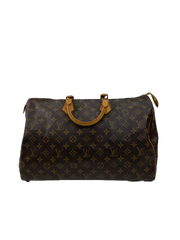 Louis Vuitton Speedy 40 Handbag with Monogram Canvas