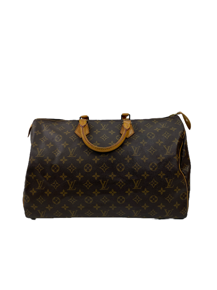 Louis Vuitton Speedy 40 Handbag with Monogram Canvas