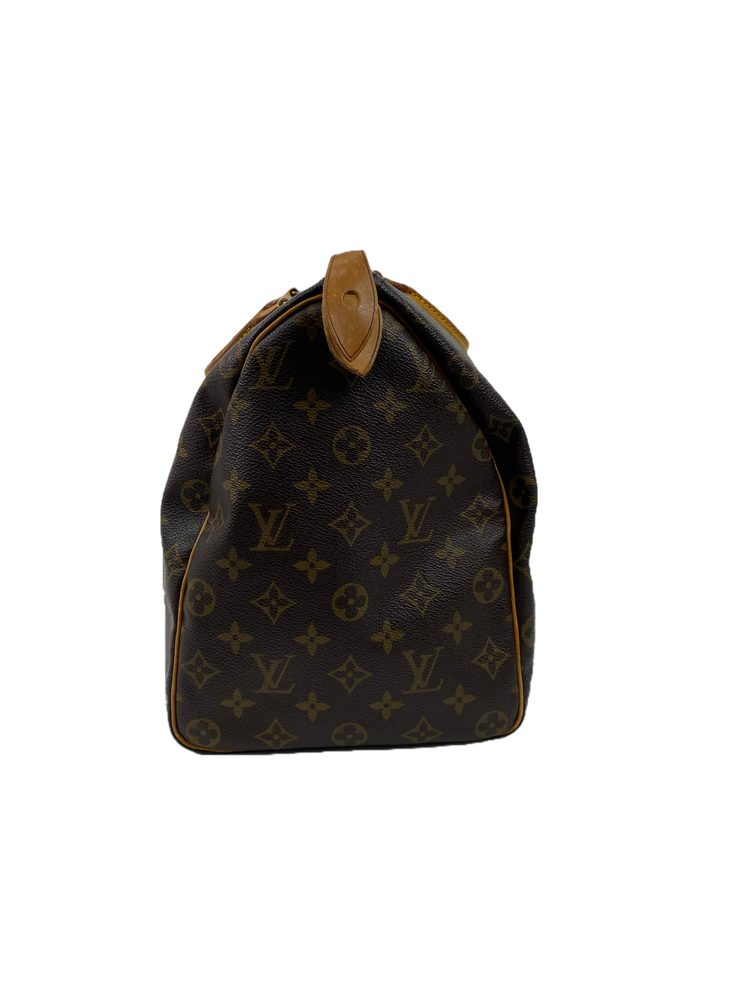 Louis Vuitton Speedy 40 Handbag with Monogram Canvas