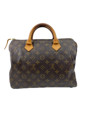 Louis Vuitton Speedy 30 Handbag with Monogram Canvas