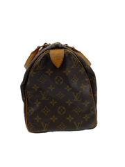 Louis Vuitton Speedy 30 Handbag with Monogram Canvas