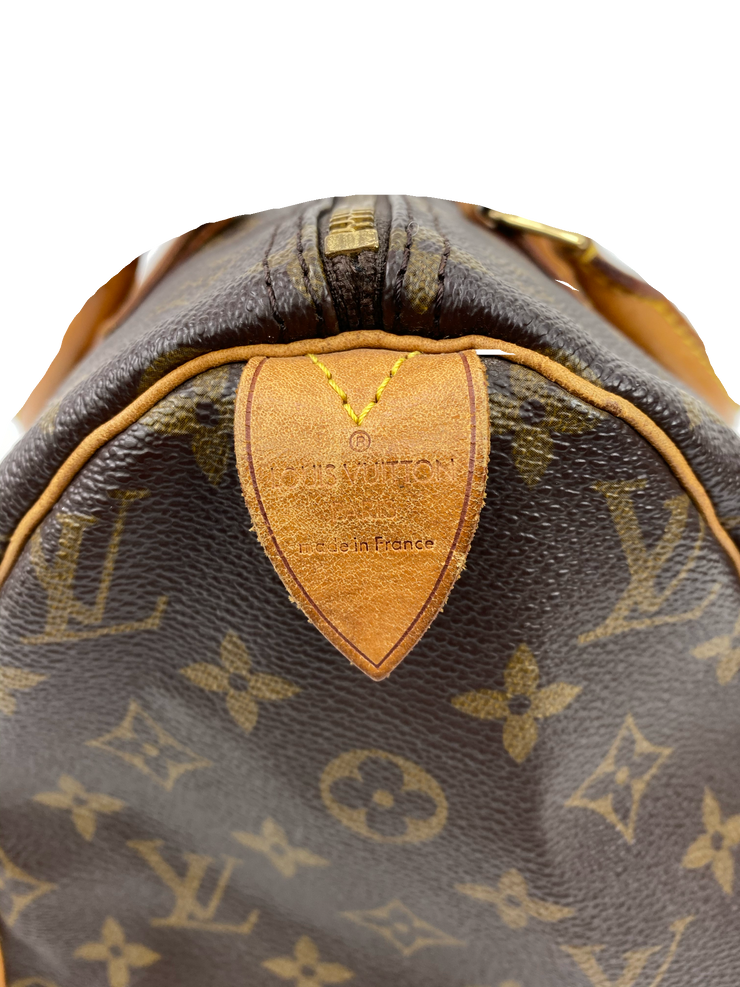 Louis Vuitton Speedy 30 Handbag with Monogram Canvas