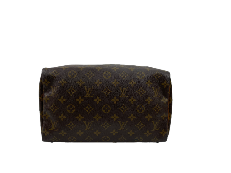 Louis Vuitton Speedy 30 Handbag with Monogram Canvas