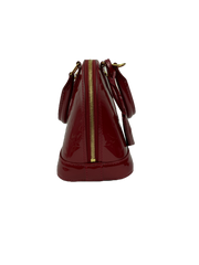 Louis Vuitton Alma BB in Red Vernis Monogram