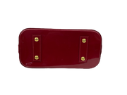 Louis Vuitton Alma BB in Red Vernis Monogram