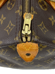 Louis Vuitton Speedy 30 Handbag with Monogram Canvas