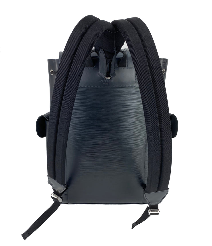 louis vuitton backpack christopher pm template LOUIS VUITTON Christopher PM Black Epi