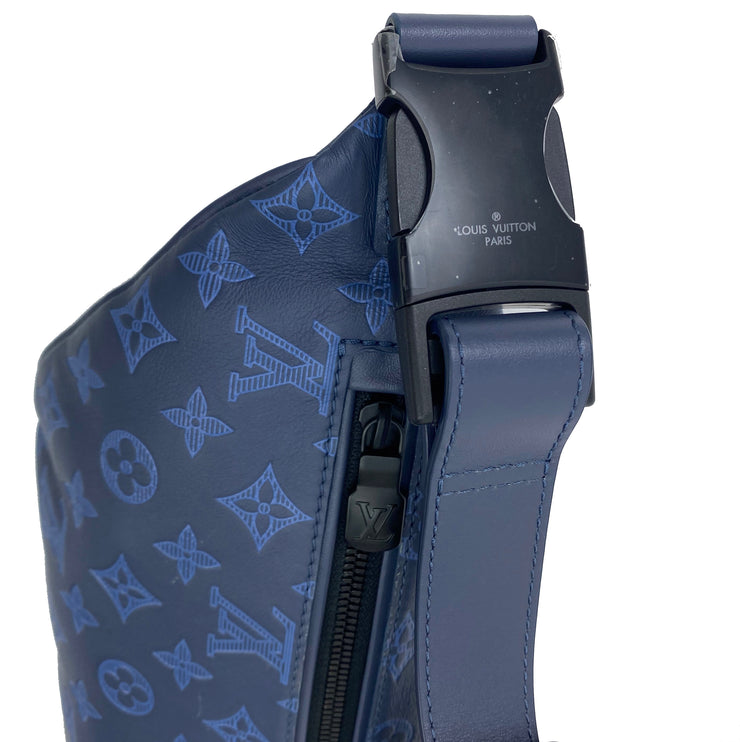 Louis Vuitton Discovery Bum Bag PM with Blue Shadow Leather