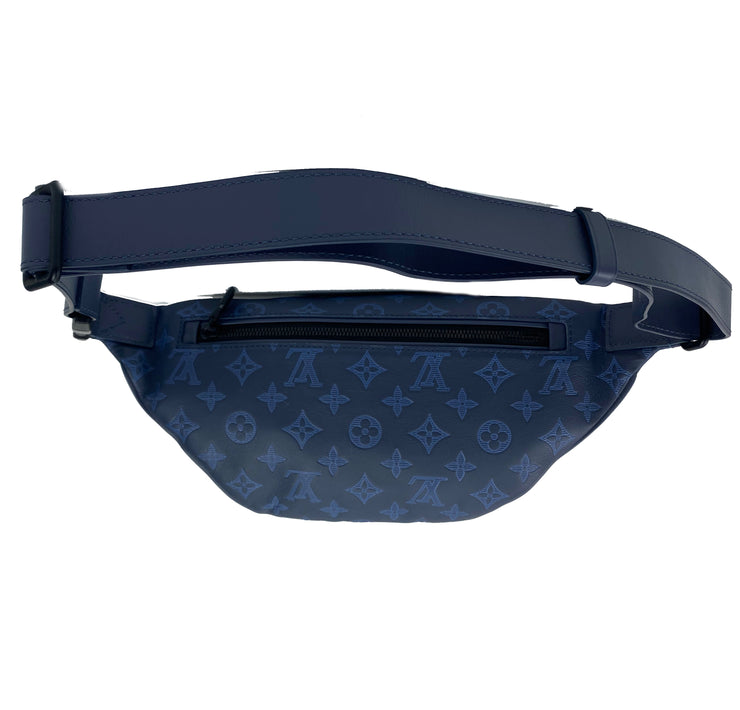 Louis Vuitton Discovery Bum Bag PM with Blue Shadow Leather