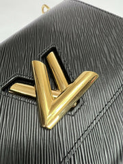 Louis Vuitton Twist MM in Black Epi Leather