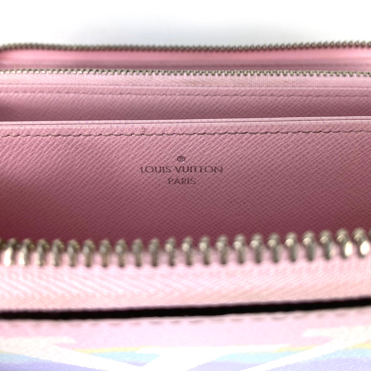 Louis Vuitton Escale Pastel Zippy Wallet with Giant Monogram