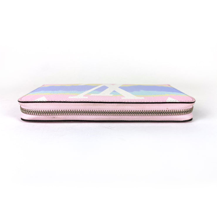 Louis Vuitton Escale Pastel Zippy Wallet with Giant Monogram